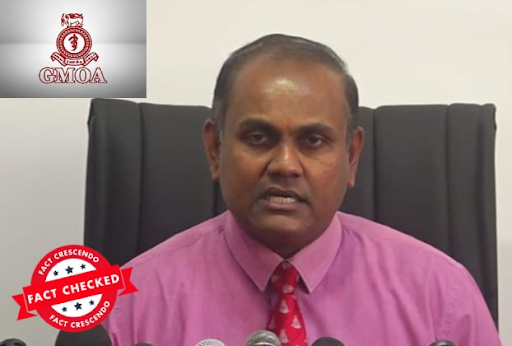 False Statement Misattributed to Secretary of Government Medical Officers’ Association