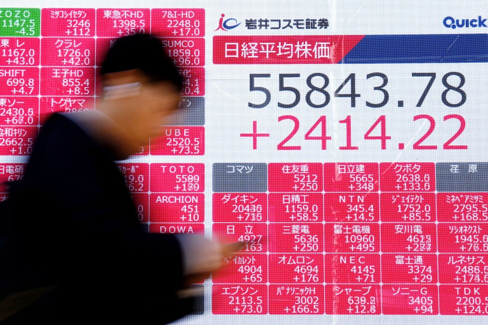 Asian shares soar after oil price decline in response to the Iran ceasefire