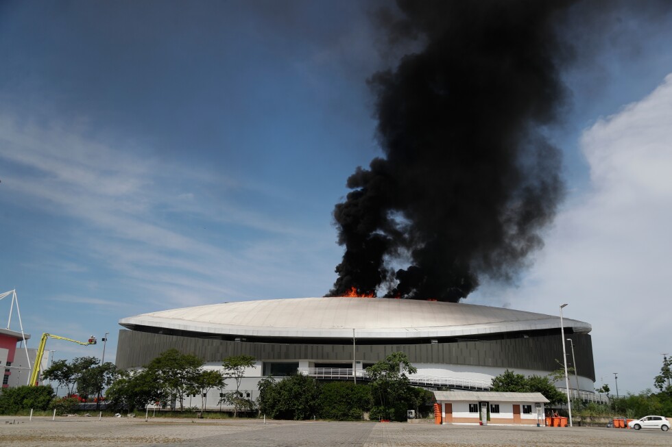 Fire breaks out at Rio de Janeiro’s Olympic Park
