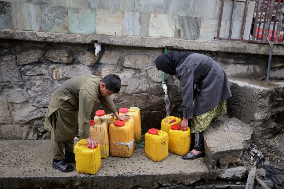 Kabul is rapidly running out of water