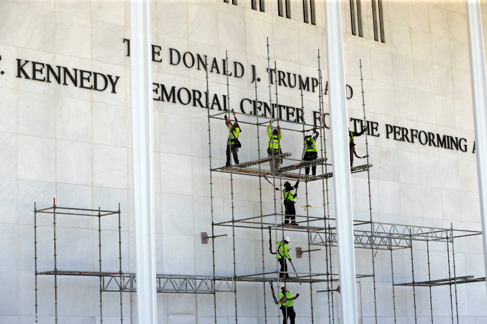Trump’s name to be removed from Kennedy Center after judge denies last-minute move to keep it